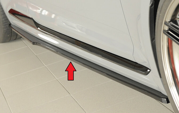Rieger Tuning sideskirt aanzetstuk Rechts Audi RS5 [B9]