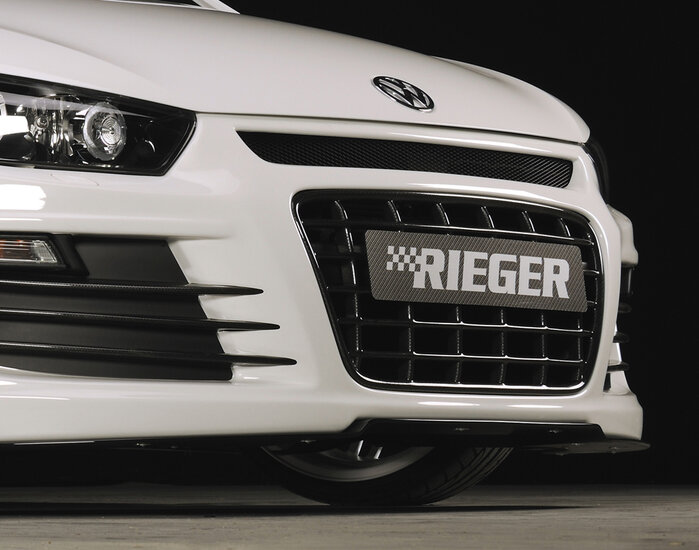 Rieger Tuning grille glanzend zwart VW Scirocco 3