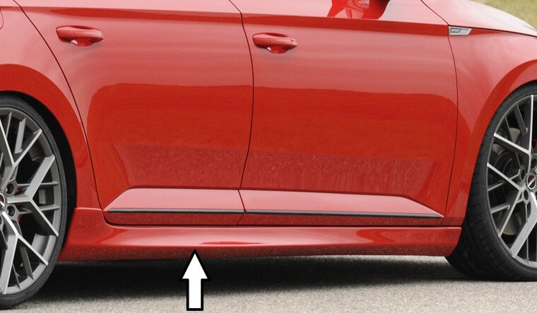 Rieger Tuning sideskirt Links Skoda Superb III 3T/3V