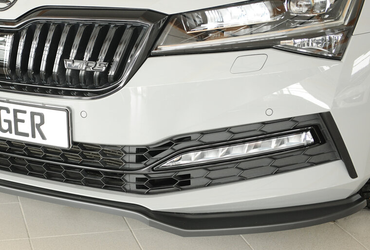 Rieger Tuning voorsplitter Skoda Superb III 3T/3V