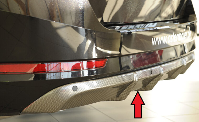 Rieger Tuning diffuser Skoda Superb III 3T/3V
