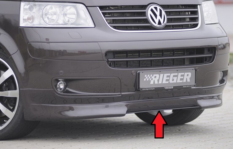 Rieger Tuning splitter VW Transporter T5
