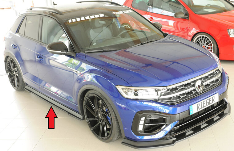 Rieger Tuning sideskirt aanzetstuk Rechts VW T-Roc