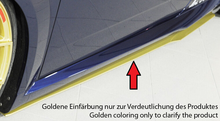 Rieger Tuning sideskirt aanzetstuk Links Audi TT / TTS / TTRS [8J]