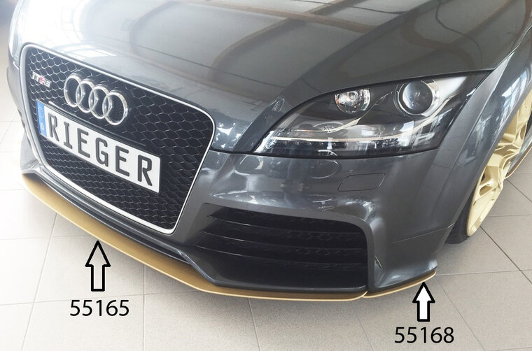 Rieger Tuning splitter lateraal, links Audi TTRS [8J]