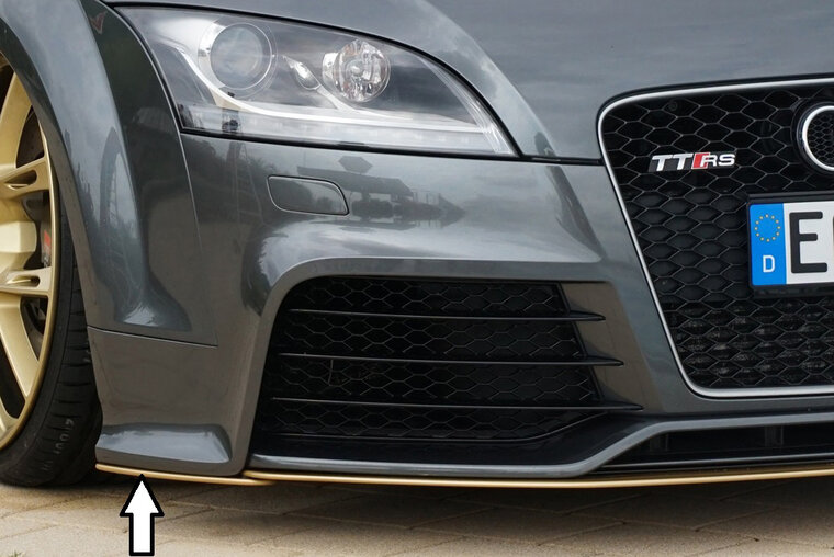 Rieger Tuning splitter lateraal, rechts Audi TTRS [8J]
