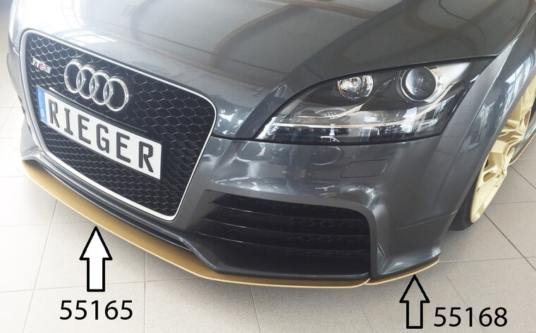 Rieger Tuning splitter Audi TTRS [8J]