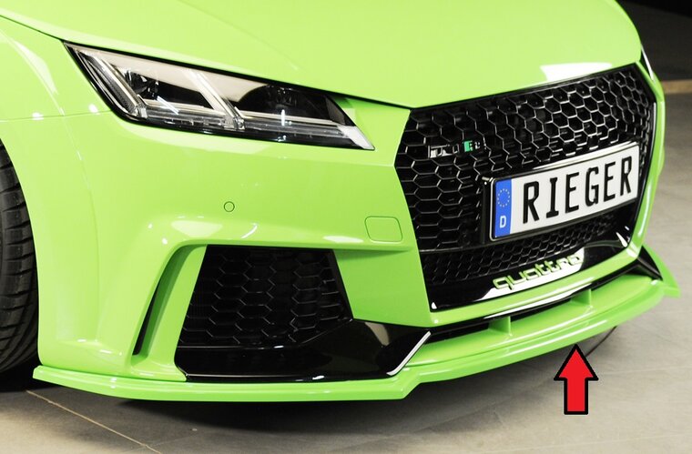 Rieger Tuning splitter Audi TTRS [8J]