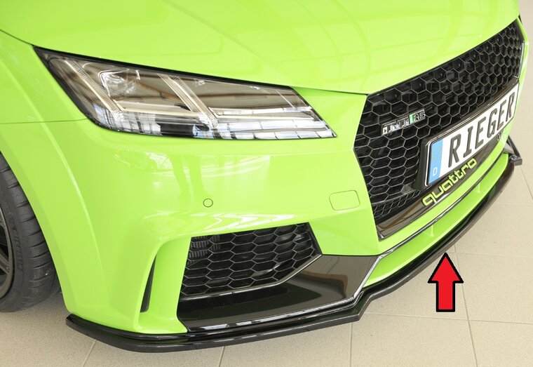 Rieger Tuning splitter Audi TTRS [8J]