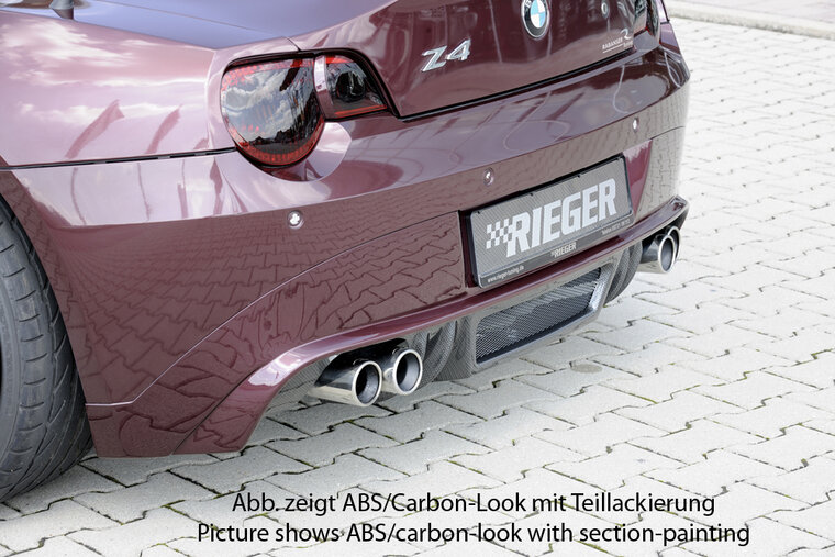 Rieger Tuning achterbumper verlenging BMW Z4 E85