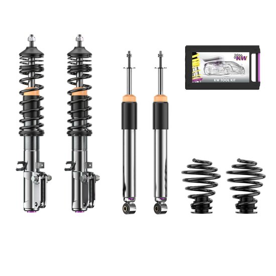 KW V3 Schroefset BMW 3-serie E36 Zwart