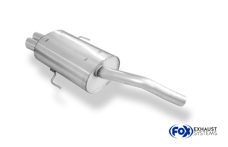 Fox Sportuitlaat Alfa Romeo 156 achterdemper - 2x76 Type 14