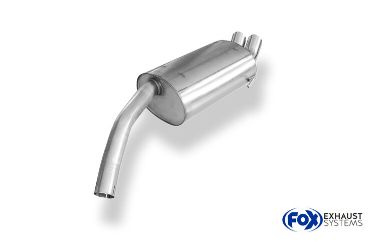 Fox Sportuitlaat Alfa Romeo 156 achterdemper - 2x76 Type 18