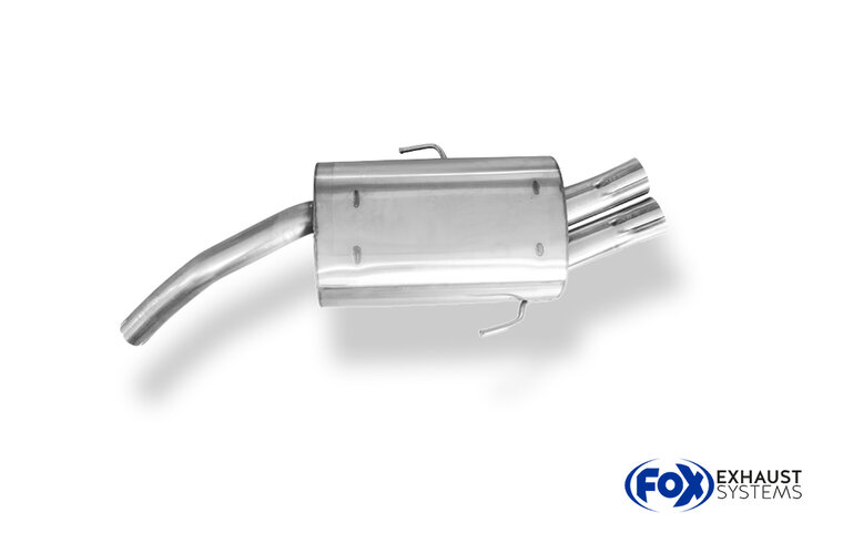 Fox Sportuitlaat Alfa Romeo 156 achterdemper - 2x76 Type 18