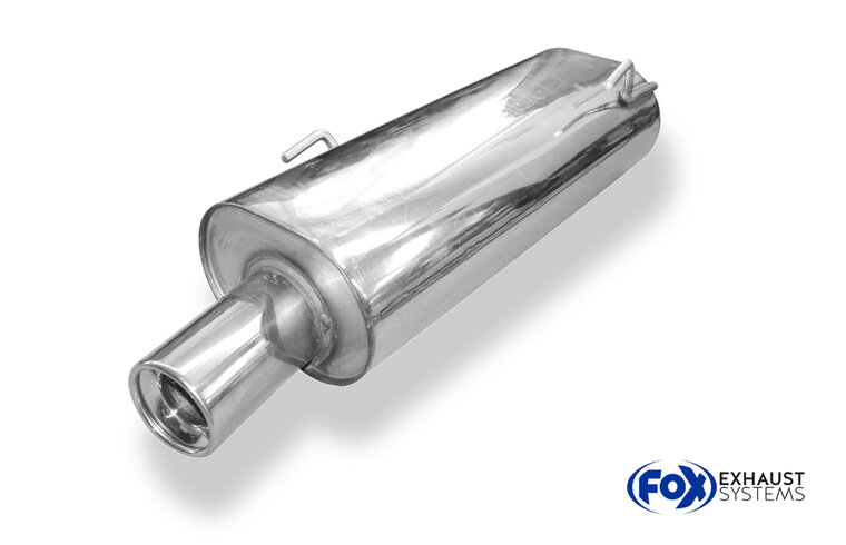 Fox Sportuitlaat Peugeot 206 Sedan/CC Achterdemper - 1x90 Type 13