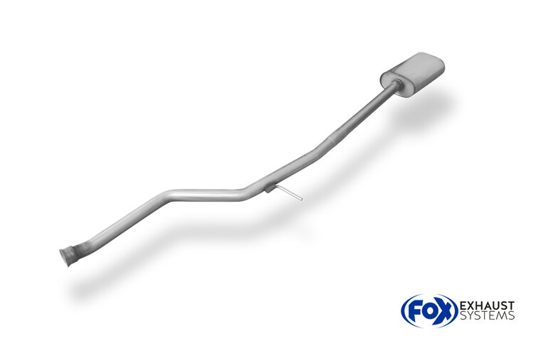 Fox Sportuitlaat Peugeot 206 sedan/cc voordemper