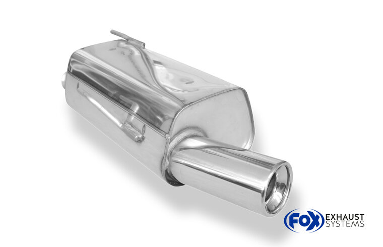 Fox Sportuitlaat Peugeot 206 Sedan/CC Achterdemper - 1x90 Type 13