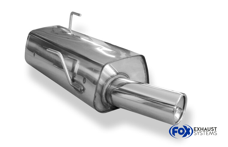 Fox Sportuitlaat Peugeot 206 S16/ S16 Cabriolet Achterdemper - 1x90 Type 13