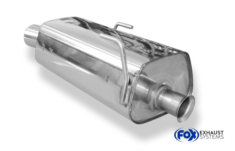 Fox Sportuitlaat Peugeot 206 S16/ S16 Cabriolet Achterdemper - 1x90 Type 13