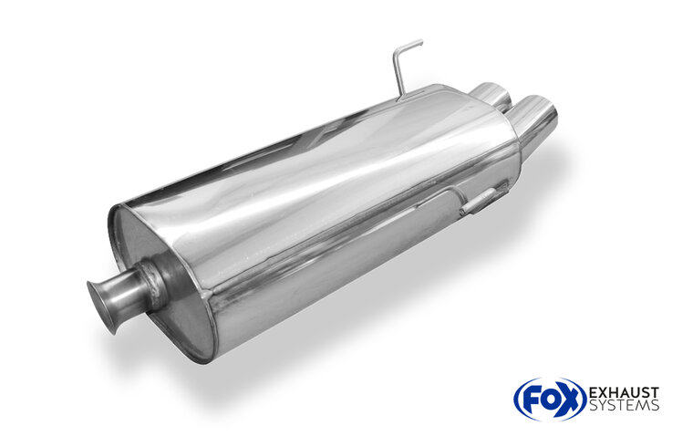 Fox Sportuitlaat Peugeot 306 Sedan Achterdemper - 2x76 Type 13