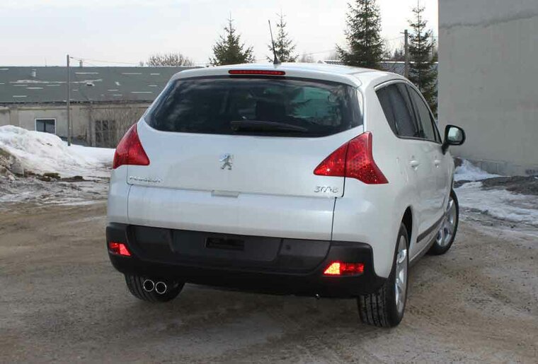 Fox Sportuitlaat Peugeot 3008 achterdemper - 2x70 type 13
