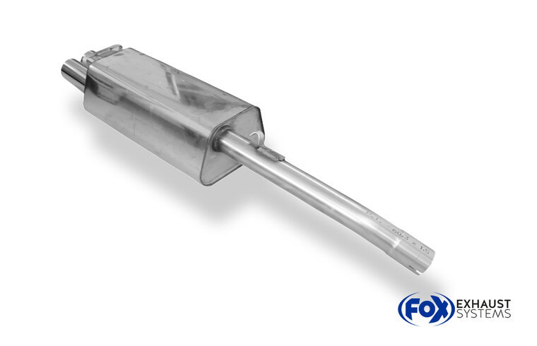 Fox Sportuitlaat Audi 100/A6 Type C3/C4 Achterdemper voorwielaandrijving - 2x76 Type 10