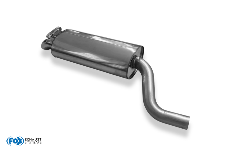 Fox Sportuitlaat Audi 100 quattro Type C3 / Audi 200 Type 44Q Achterdemper - 2x55 Type 26