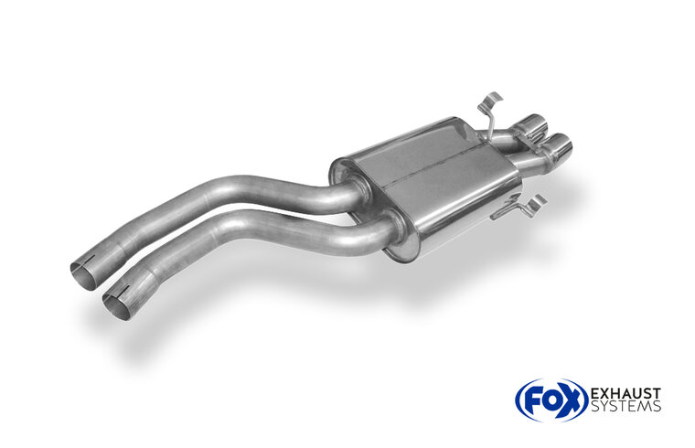 Fox Sportuitlaat Audi 100/A6 Type C4 quattro achterdemper - 2x76 Type 14