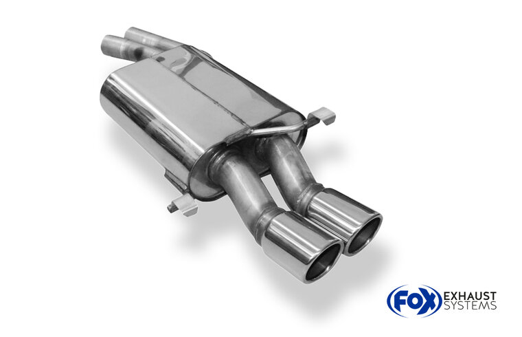 Fox Sportuitlaat Audi 100/A6 Type C4 quattro achterdemper - 2x80 Type 16