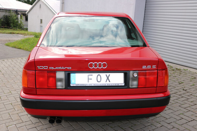 Fox Sportuitlaat Audi 100/A6 quattro Type C4 Achterdemper - 2x70 Type 14