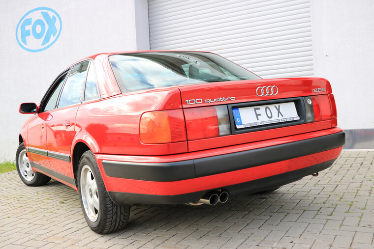 Fox Sportuitlaat Audi 100/A6 quattro Type C4 Achterdemper - 2x70 Type 14