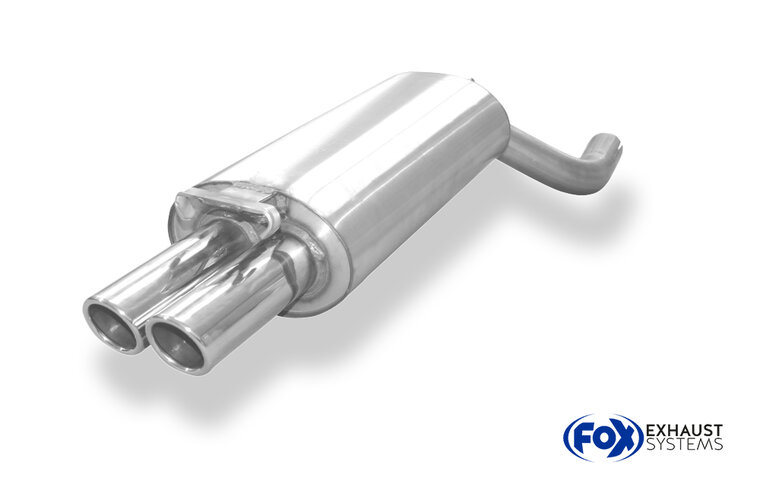 Fox Sportuitlaat Audi 100/A6 quattro Type C4 achterdemper - 2x70 Type 16