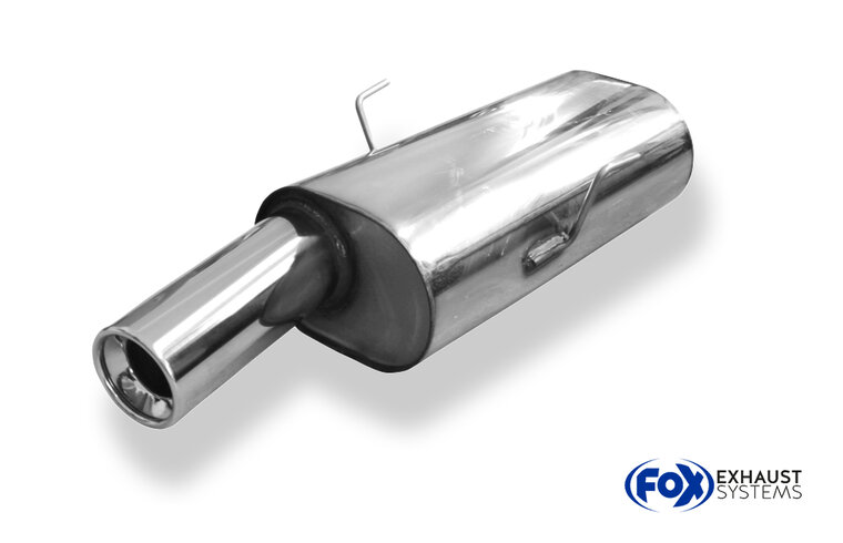 Fox Sportuitlaat Peugeot 106 I/II - 1.4l en 1.6l Achterdemper - 1x90 Type 13