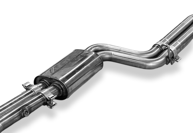 Fox Sportuitlaat Mercedes W123/S123 - 4- en 6-cilinder voor de uitlaatdemper