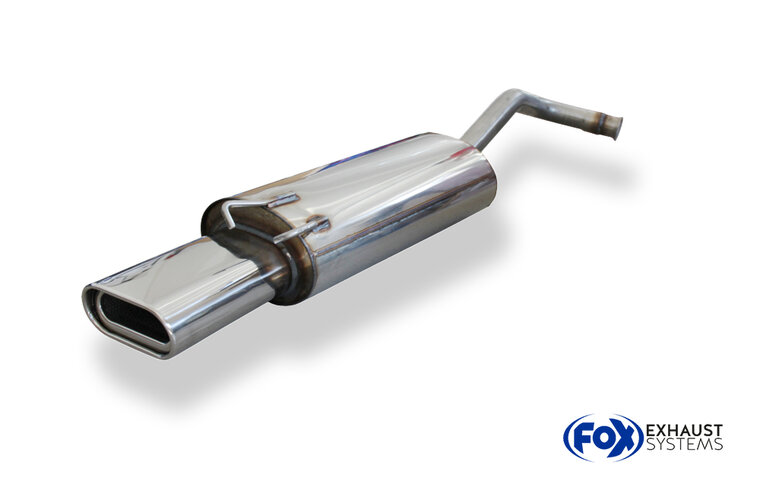 Fox Sportuitlaat Renault 19 - 5-deurs/cabriolet achterdemper - 160x80 Type 53