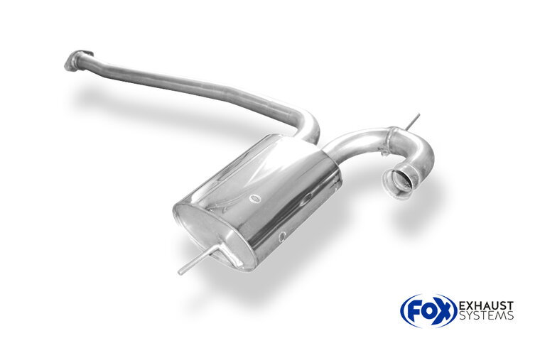 Fox Sportuitlaat Renault 19 voor de geluiddemper