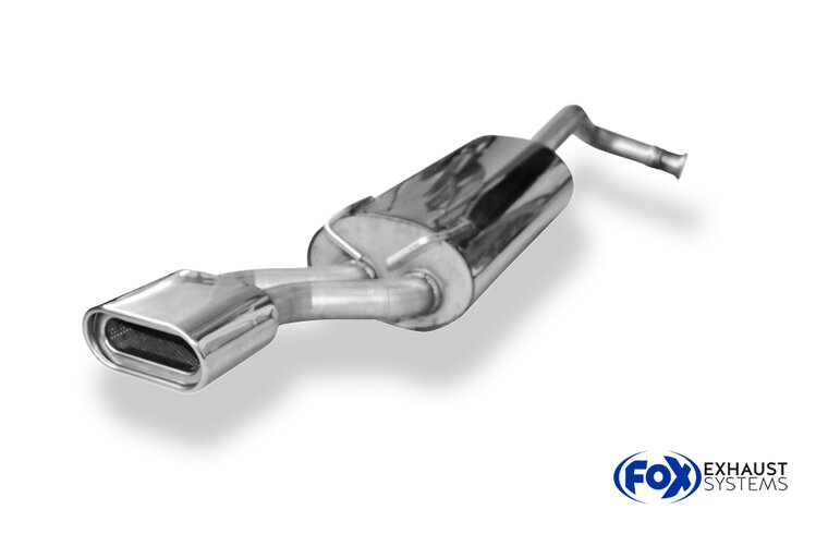 Fox Sportuitlaat Renault 19 - Chamade achterdemper - 160x80 Type 53