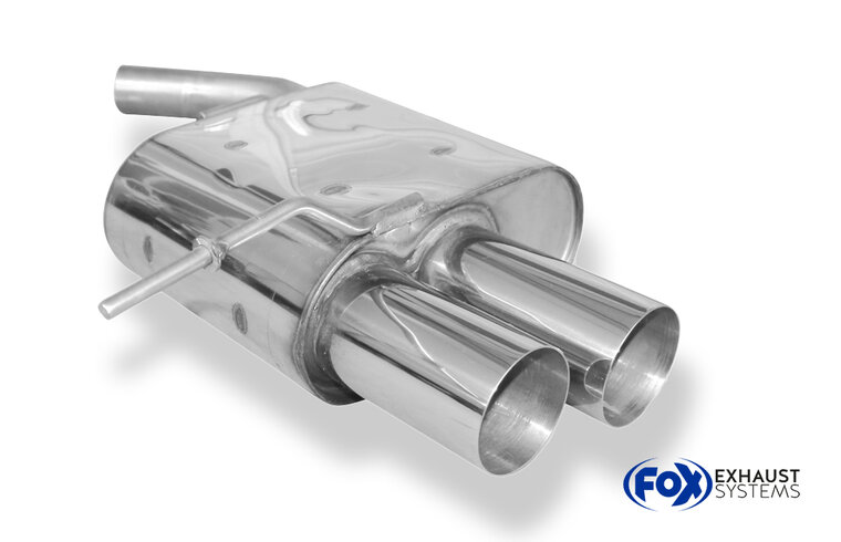 Fox Sportuitlaat BMW E87 118d 120d Achterdemper - 2x76 Type 10