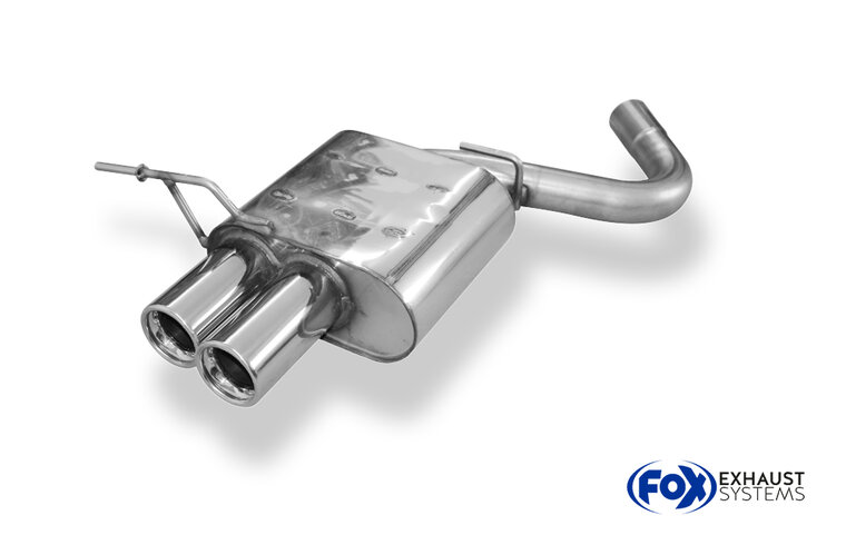 Fox Sportuitlaat BMW E87 118d 120d Achterdemper - 2x76 Type 13