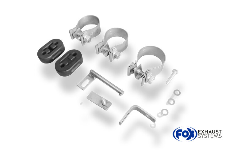 Fox Sportuitlaat BMW E87 118d 120d Achterdemper Rechts/Links Uitlaat - 2x76 Type 13 Rechts/Links