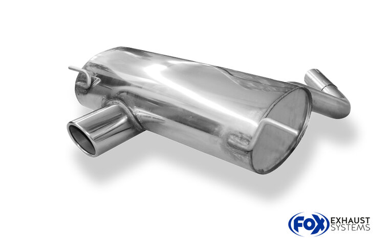Fox Sportuitlaat BMW E87 120i achterdemper - 1x90 type 16