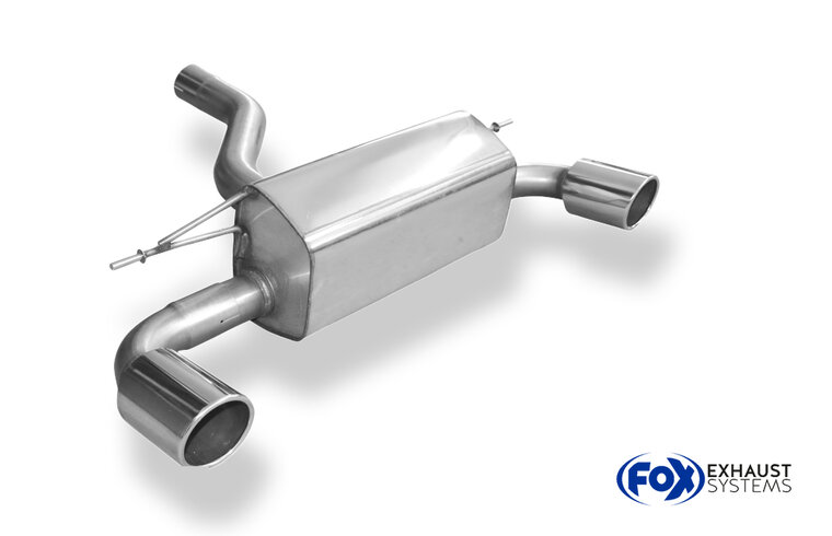 Fox Sportuitlaat BMW F20/F21 - M135i Achterdemper dwarsuitgang rechts/links - 1x100 Type 16 rechts/links