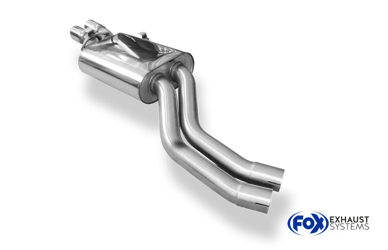 Fox Sportuitlaat Audi 200 Type 44Q quattro achterdemper - 2x70 Type 16