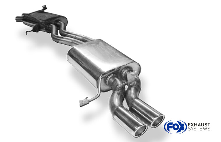 Fox Sportuitlaat Audi 200 Type 44Q quattro achterdemper - 2x70 Type 16