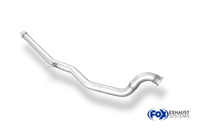 Fox Sportuitlaat Vervangingspijp voor de voordemper van de Peugeot 206 RC