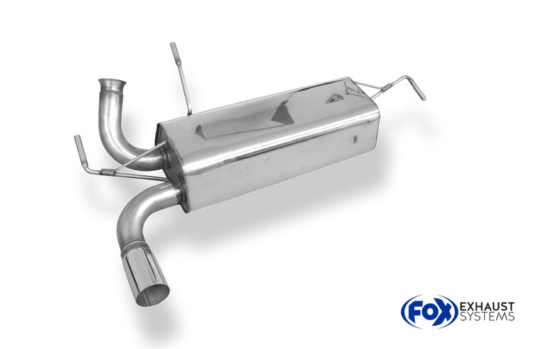 Fox Sportuitlaat Peugeot 206 RC dwarsgeplaatste achterdemper - 1x76 Type 10