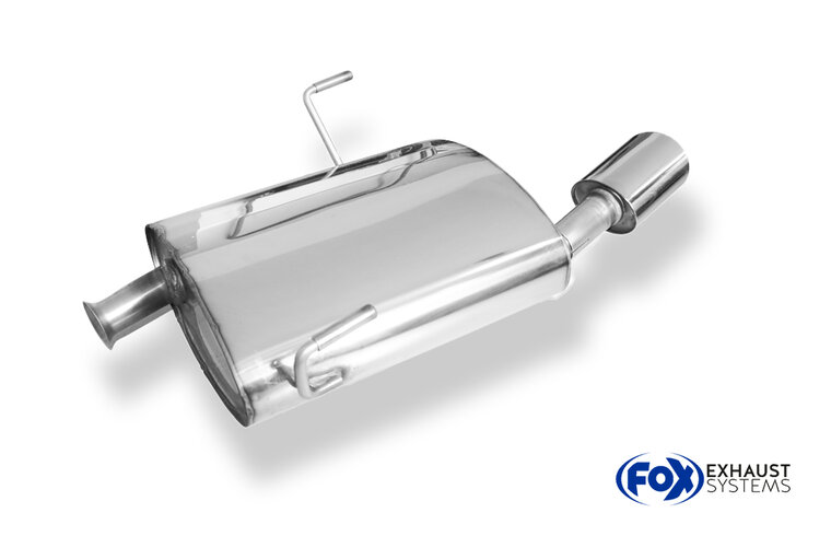 Fox Sportuitlaat Peugeot 206 SW achterdemper - 106x71 type 32