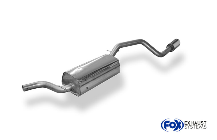 Fox Sportuitlaat Mazda 3 BL - Benzine Achterdemper - 1x100 Type 16
