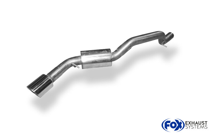 Fox Sportuitlaat Mazda 3 BL - Diesel Achterdemper - 1x 100 Type 17