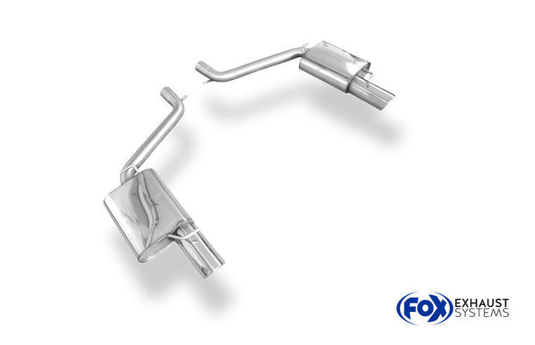 Fox Sportuitlaat Chrysler 300C 5.7L Achterdemper Rechts/Links - 1x100 Type 17 Rechts/Links